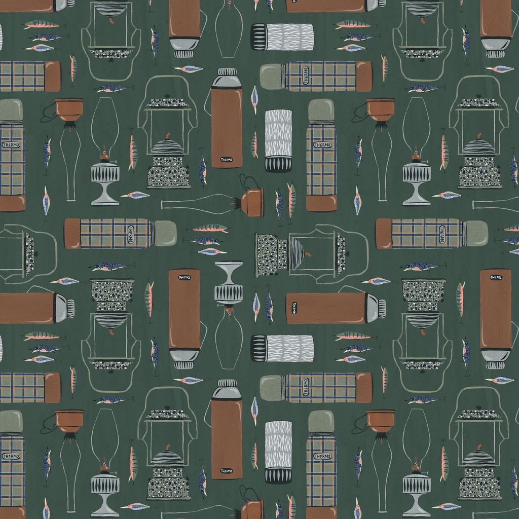 [W180-005-829] W180-005-829 / Lanterns & Lures - Green