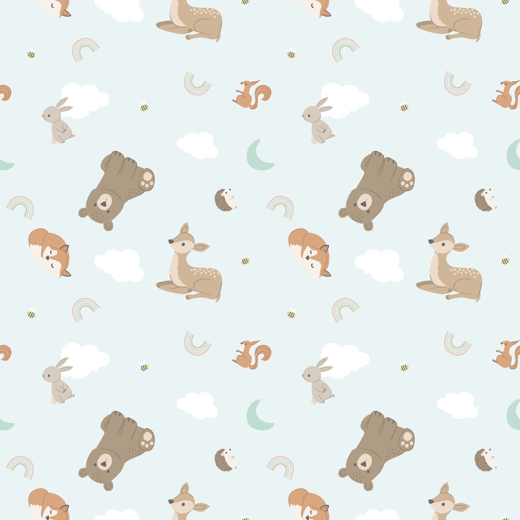 [W190-003-727] W190-003-727 / Tossed Animals - Sky