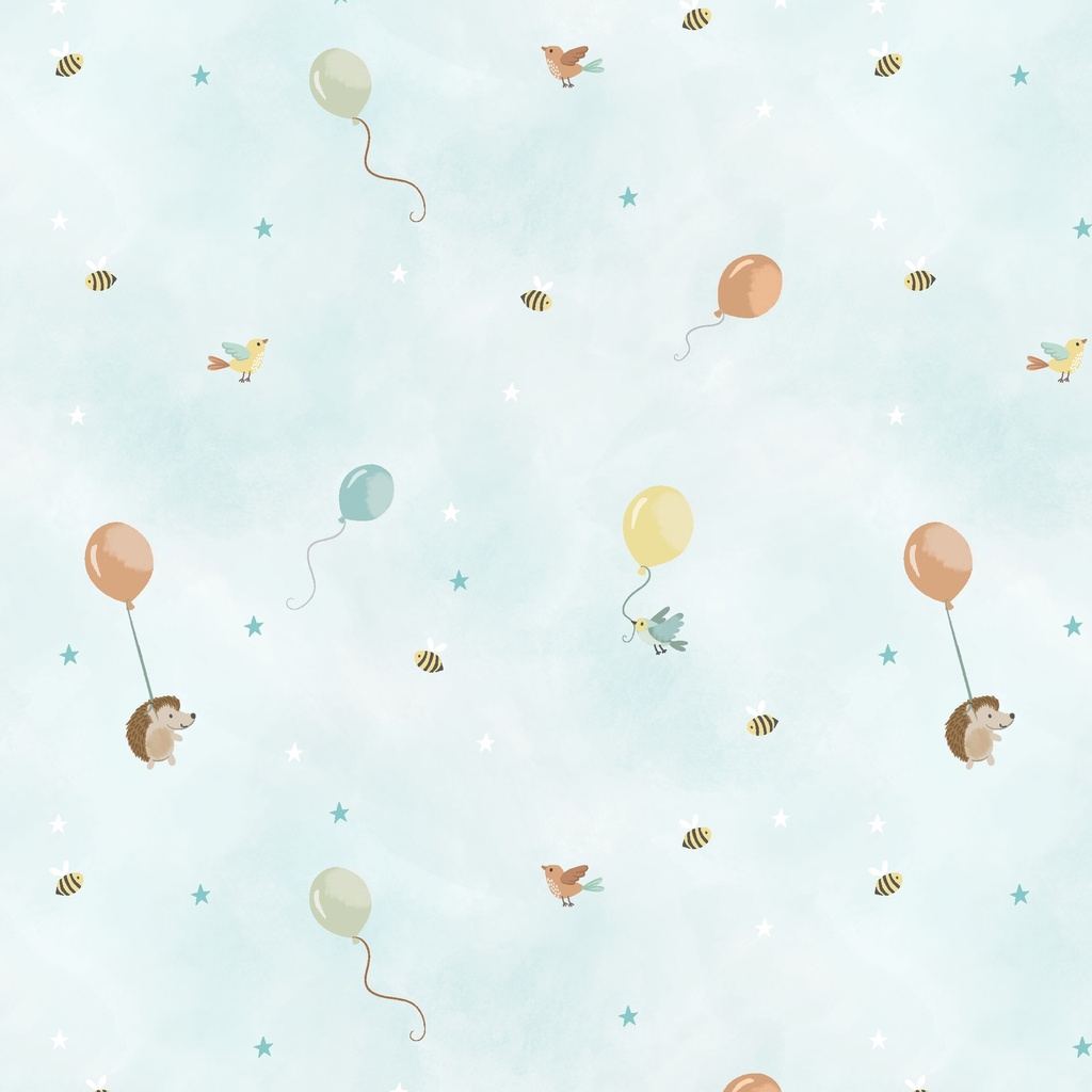 [W190-005-747] W190-005-747 / Birds & Bees - Sky