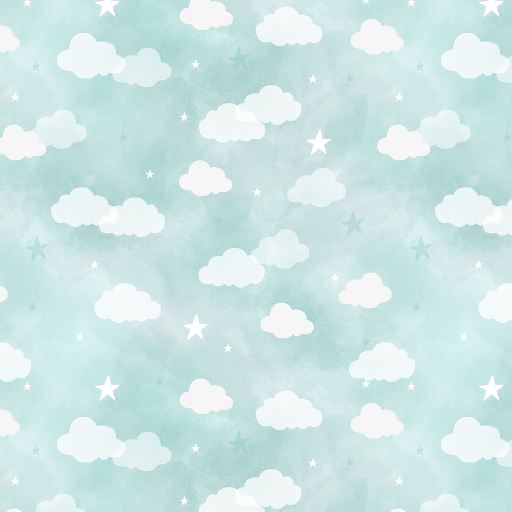 [W190-006-717] W190-006-717 / Stars & Clouds - Sky