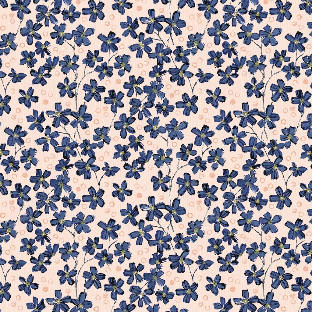 T130-002-573 / Small Floral - Peach
