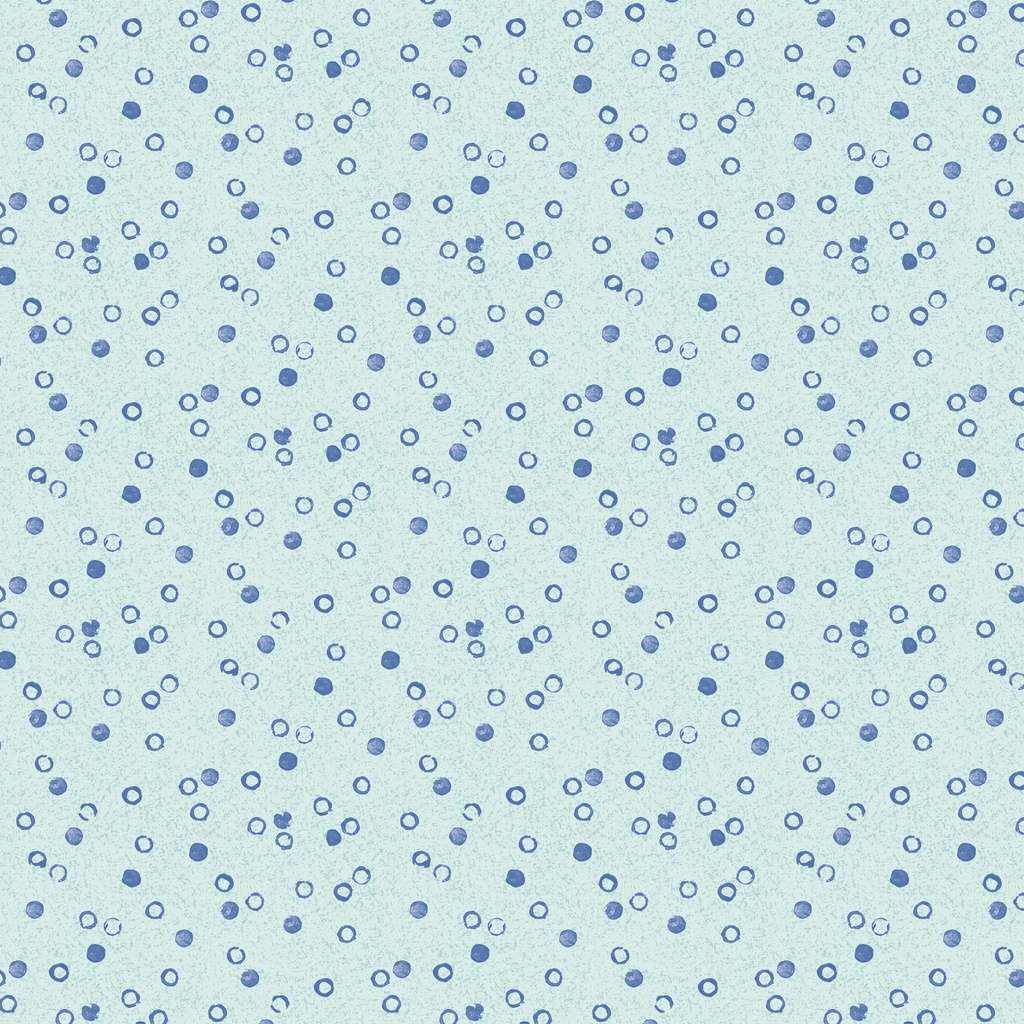 [T130-005-777] T130-005-777 / Dots - Teal/Blue