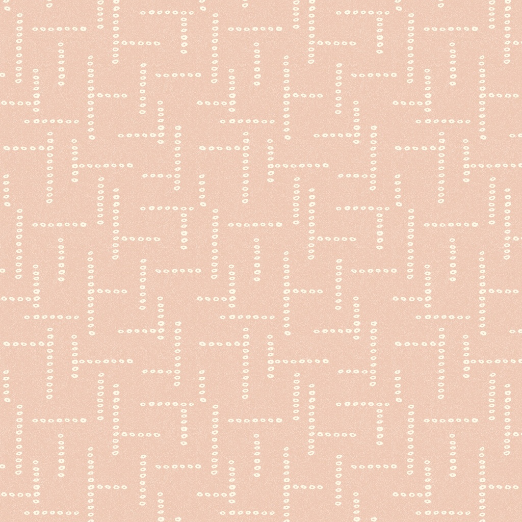 [T130-006-511] T130-006-511 / Dot Grid - Peach
