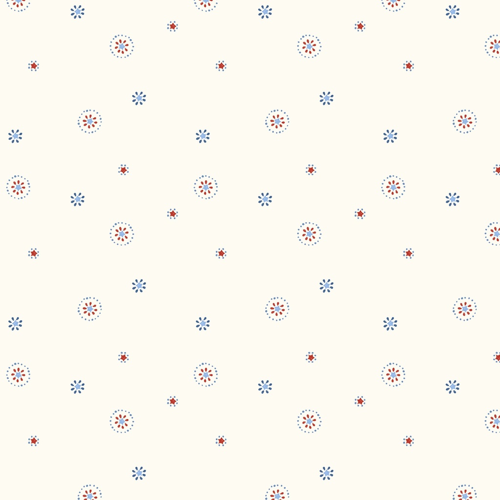 [T105-014-175] T105-014-175 / Circles & Stars - Multi