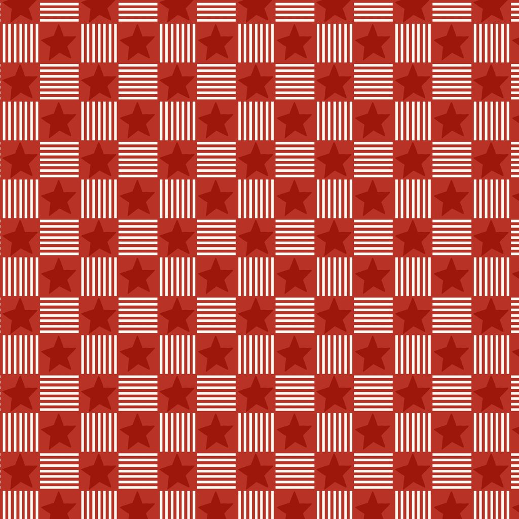 T105-015-515 / Stars & Stripes - Red