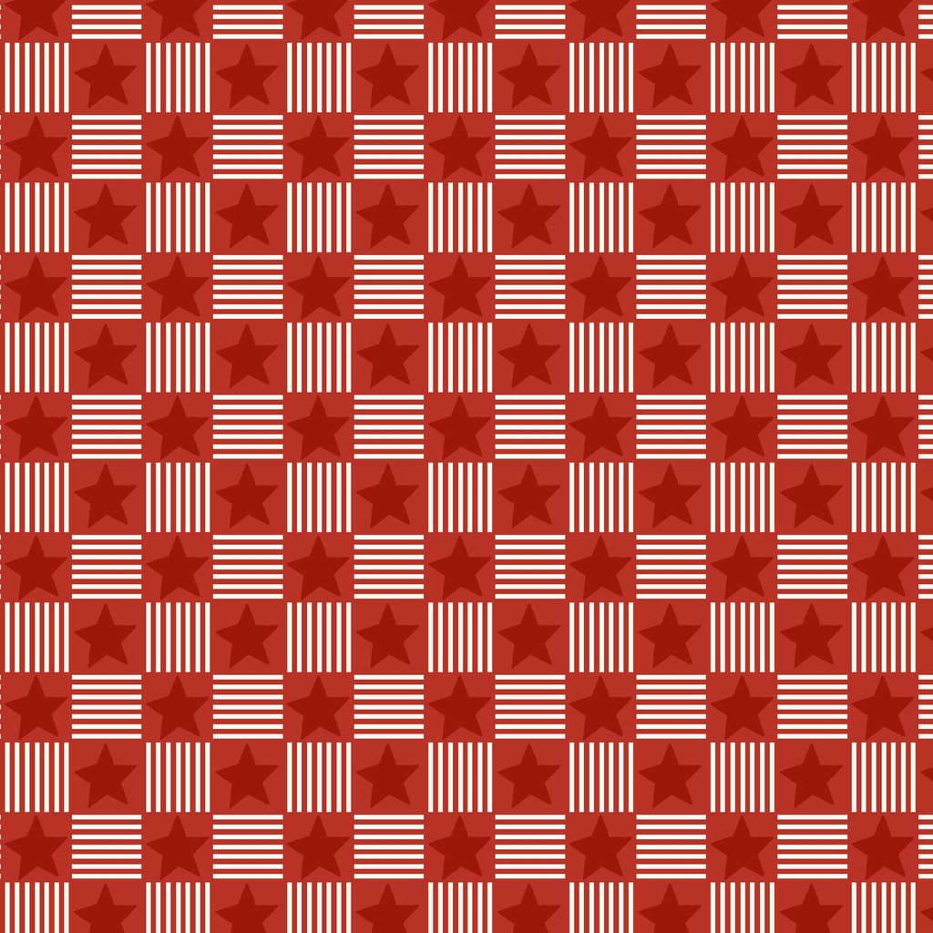 [T105-015-515] T105-015-515 / Stars & Stripes - Red