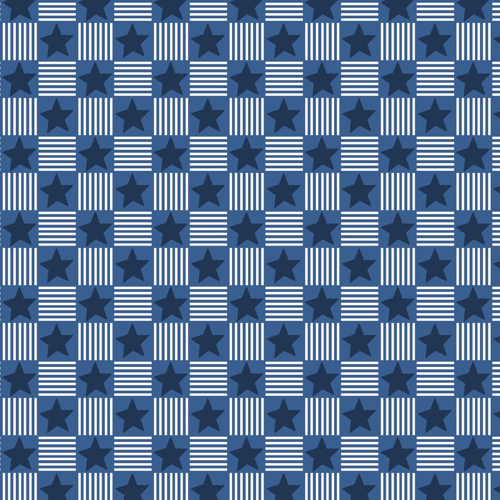 [T105-015-717] T105-015-717 / Stars & Stripes - Blue