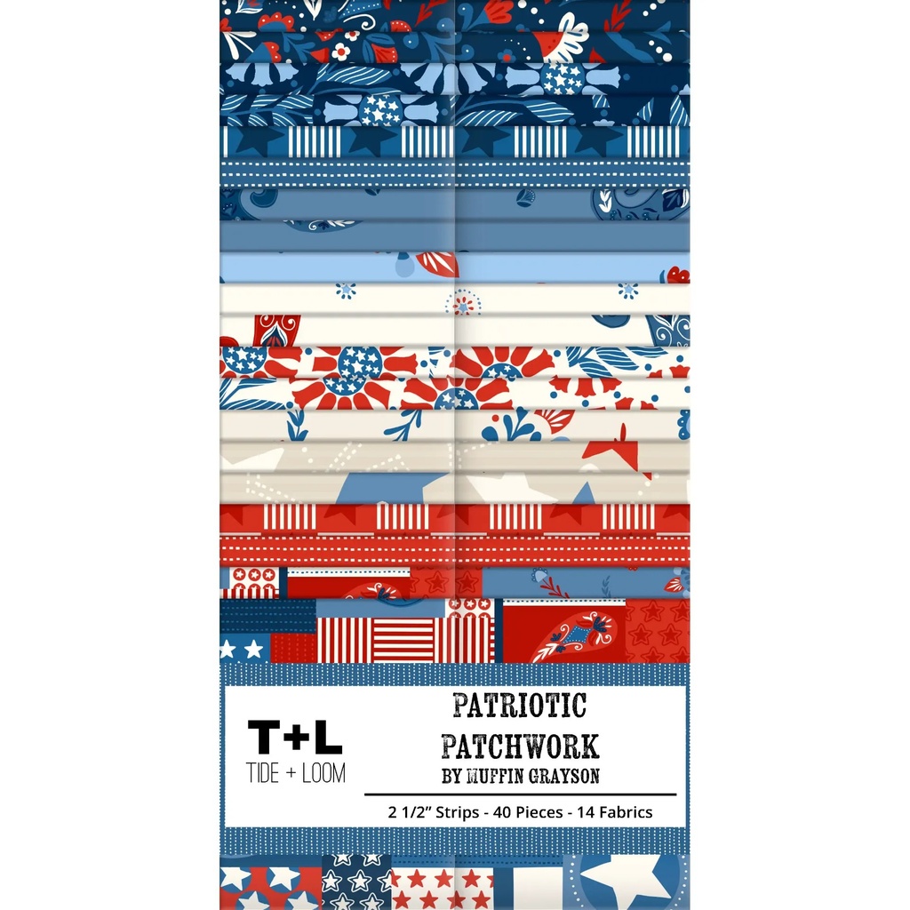 [Patriotic Patchwork-2.5] Patriotic Patchwork-2.5 / Patriotic Patchwork Strip Pack