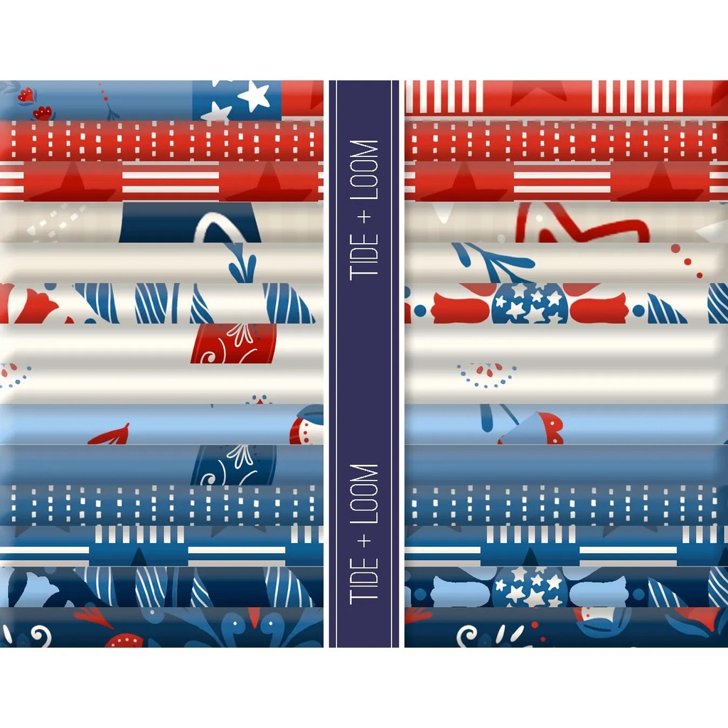 [Patriotic Patchwork-FQ] Patriotic Patchwork-FQ / Patriotic Patchwork Fat Quarter Pack