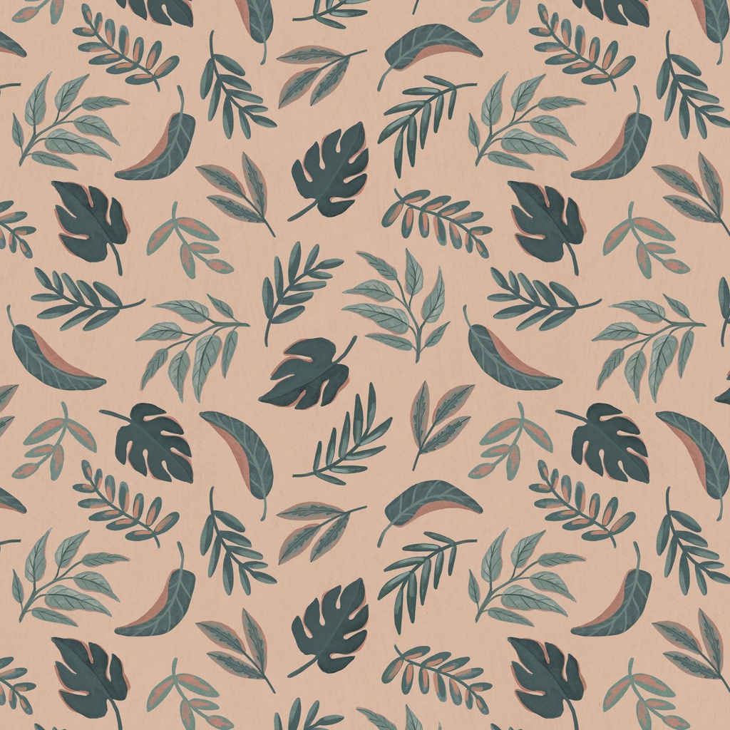 T120-003-585 / Leaf Toss - Pink