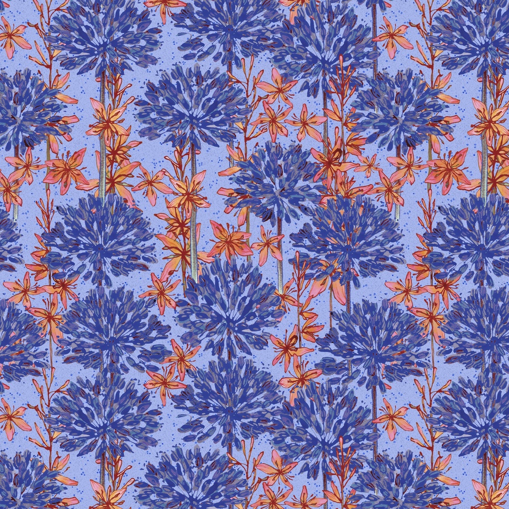 T130-010-774 / Agapanthus - Blue
