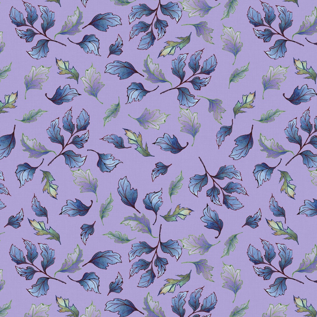 T130-012-678 / Leaf Toss - Purple