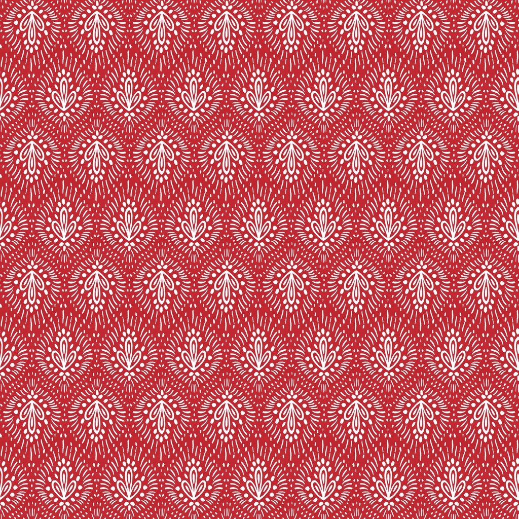 [W170-009-511] W170-009-511 / Brushstroke Fullard - Red