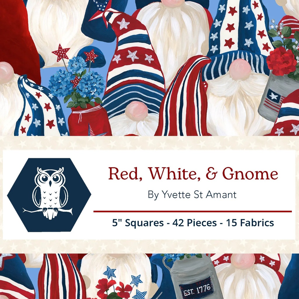 [Red White & Gnome-05] Red White & Gnome-05 / Red, White, & Gnome Stamp
