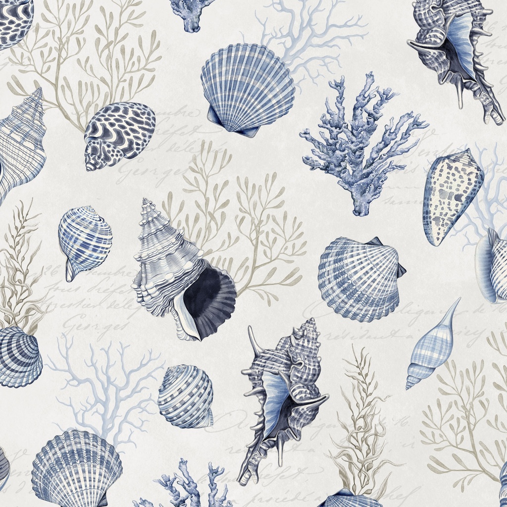 [W100-036-179] W100-036-179 / Shells & Coral - Ivory