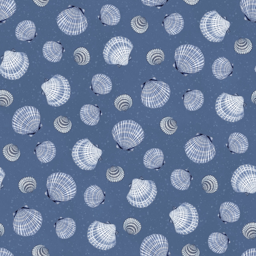 [W100-038-717] W100-038-717 / Scallop Toss - Blue