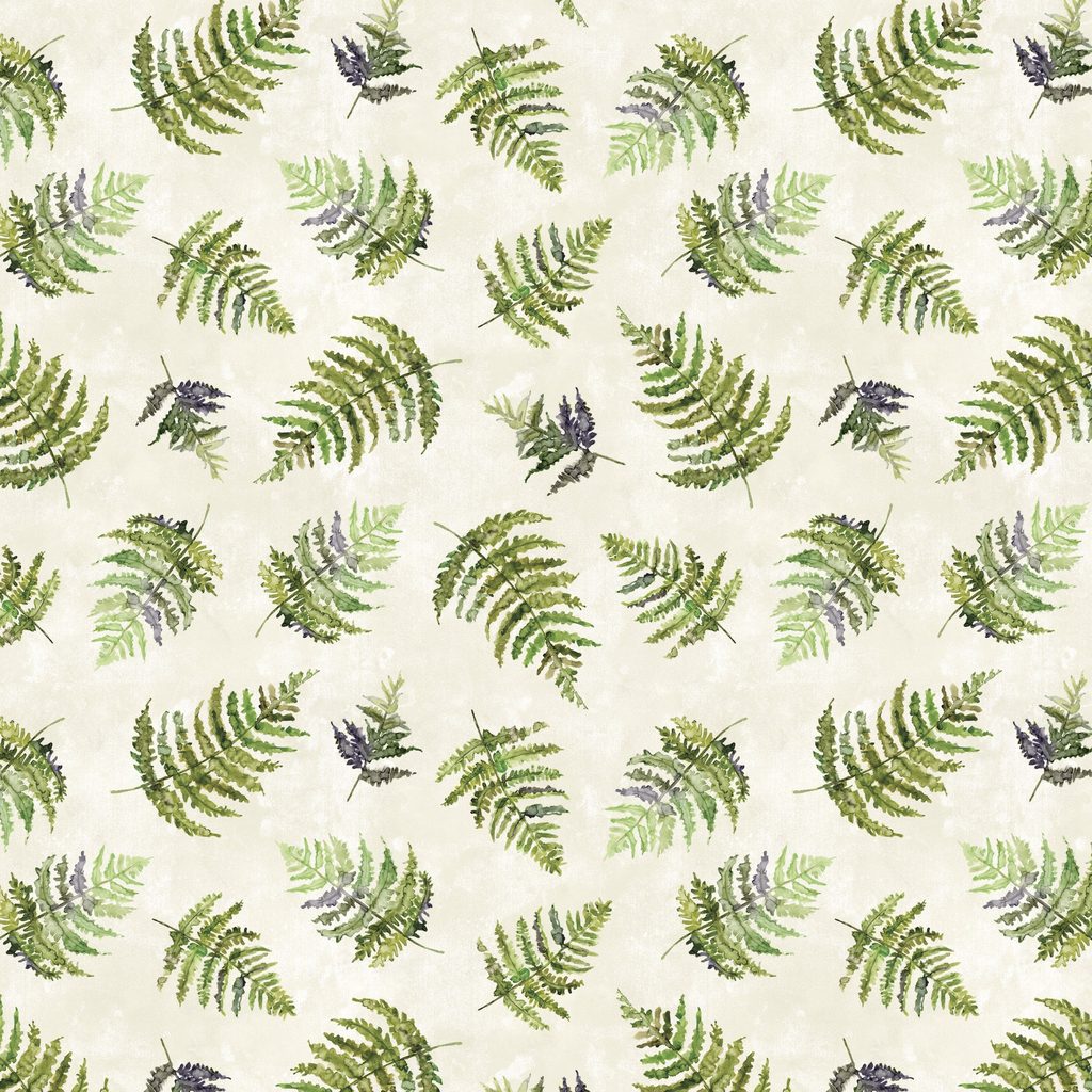 W150-029-186 / Ferns - Cream