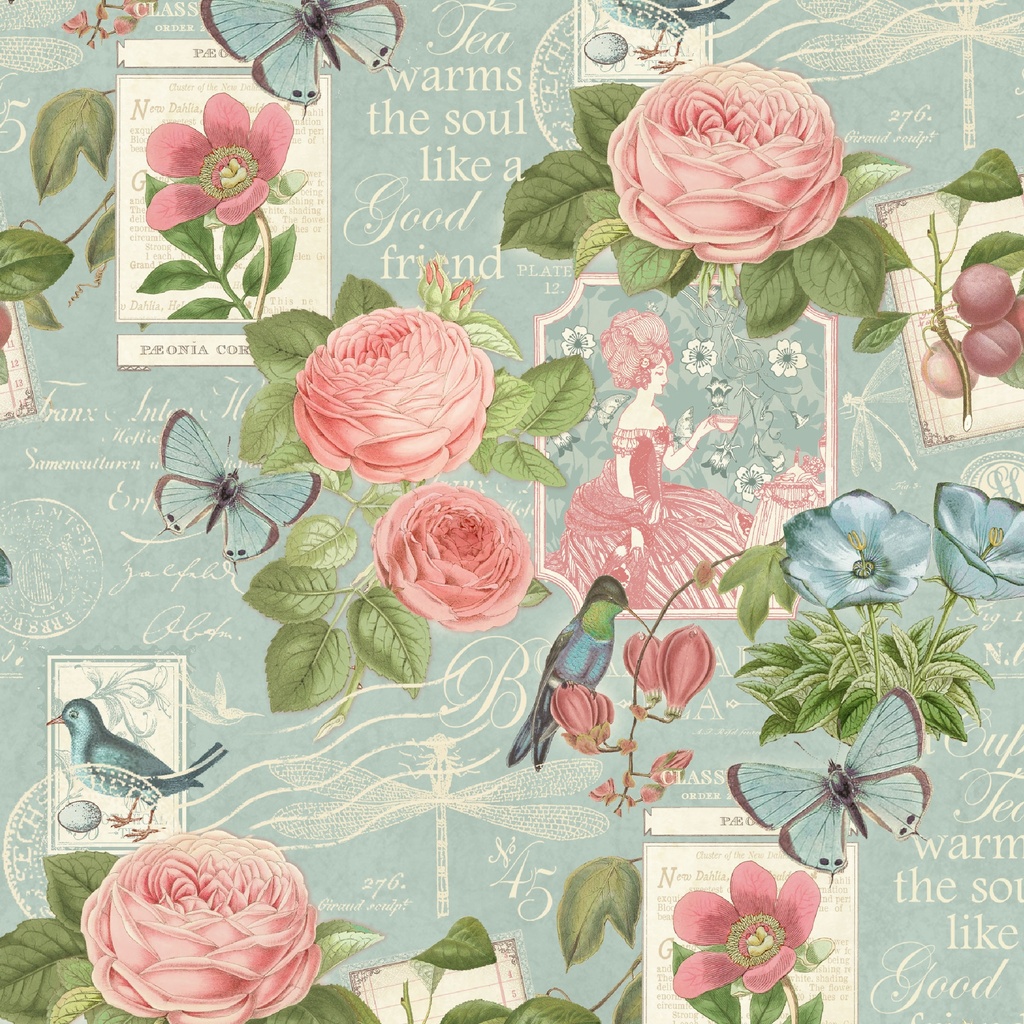 [W130-047-715] W130-047-715 / Sweet Chamomile - Teal