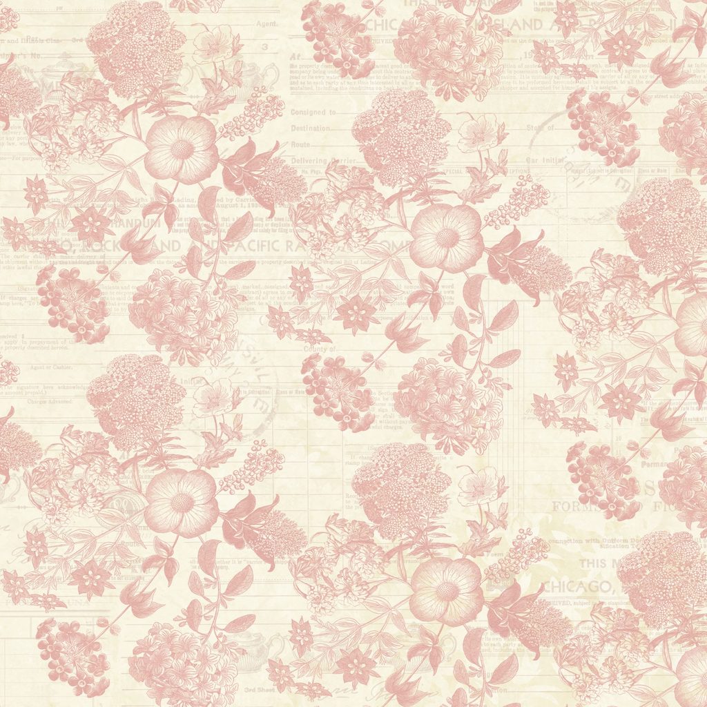 [W130-051-155] W130-051-155 / Fauna - Cream/Pink