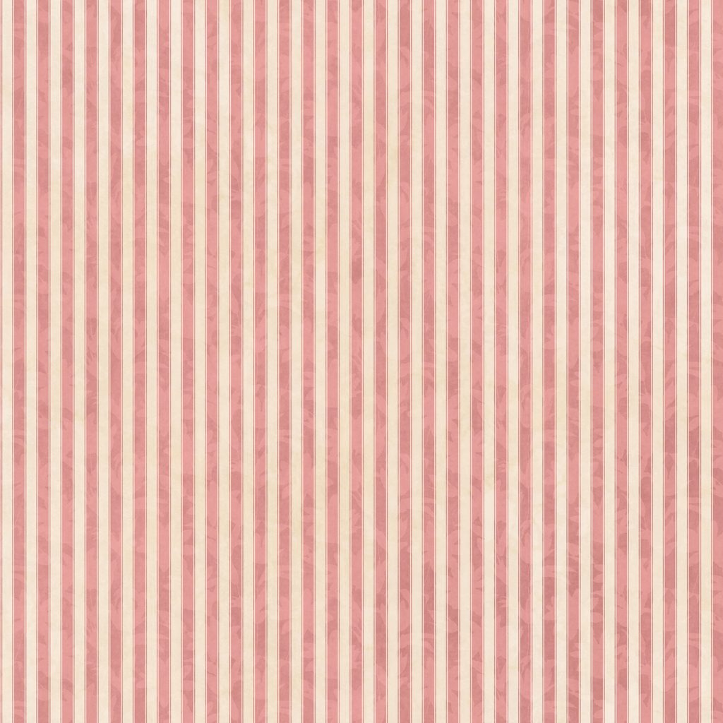 [W130-054-551] W130-054-551 / Botanical Tea Stripes - Pink