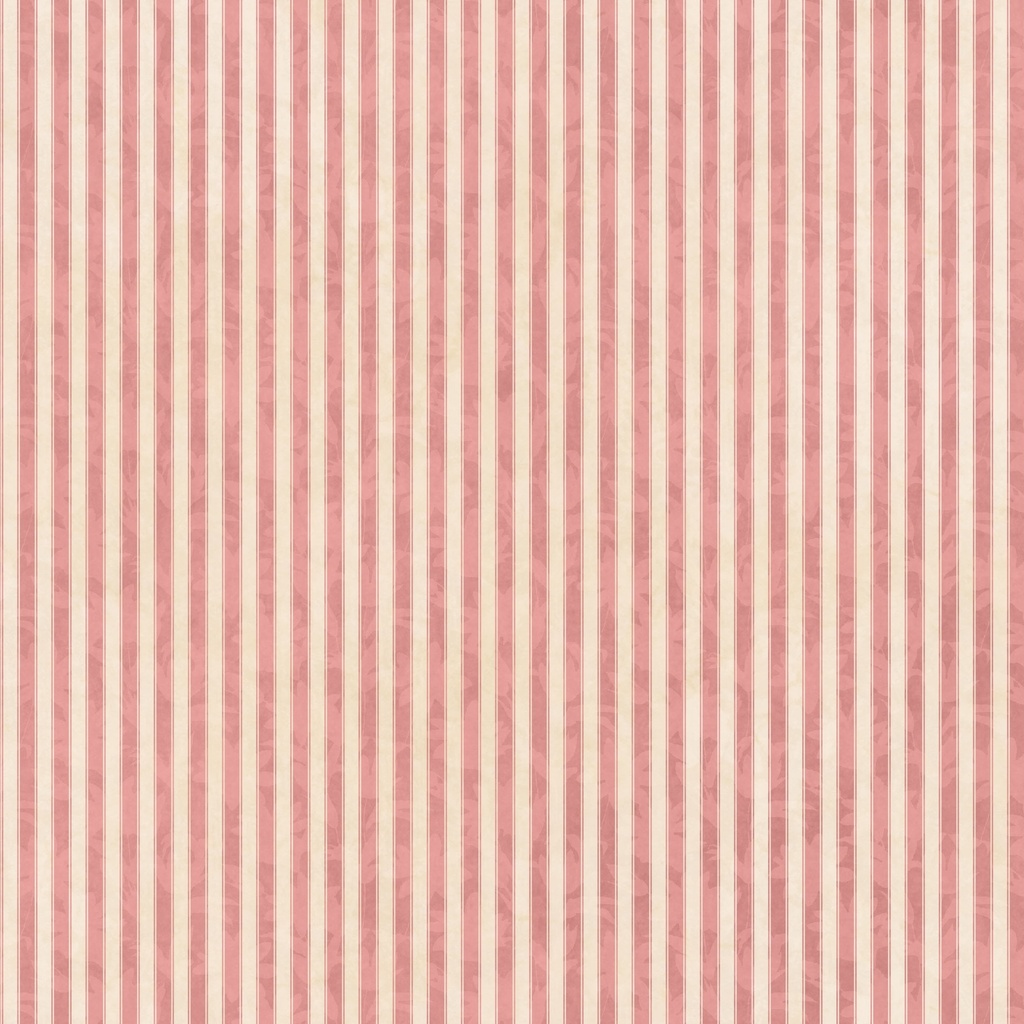 [W130-054-551] W130-054-551 / Botanical Tea Stripes - Pink