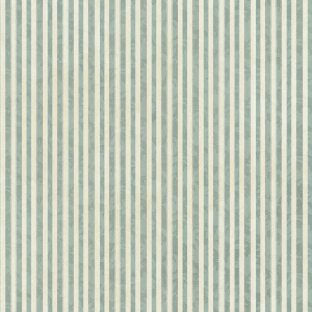 [W130-054-771] W130-054-771 / Botanical Tea Stripes - Teal
