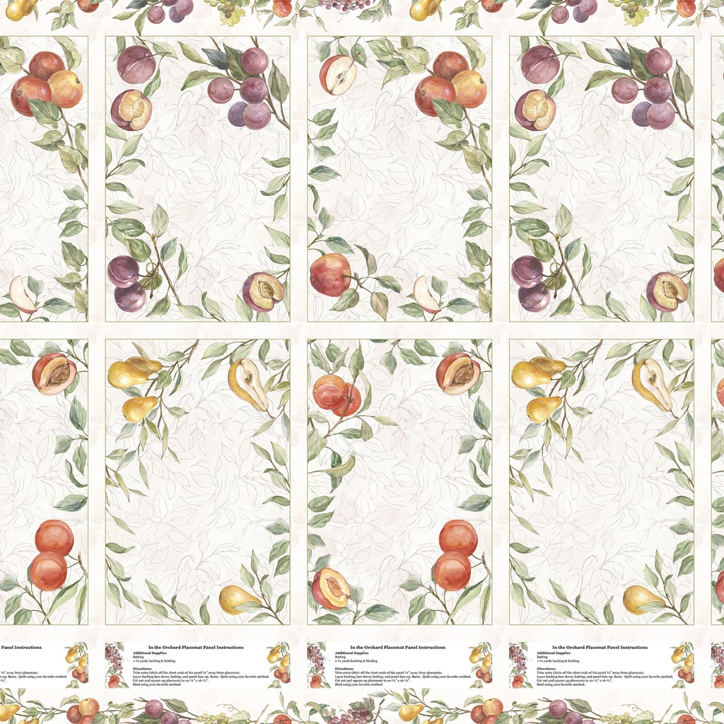 [W205-001-185] W205-001-185 / Placemat Panel - Multi