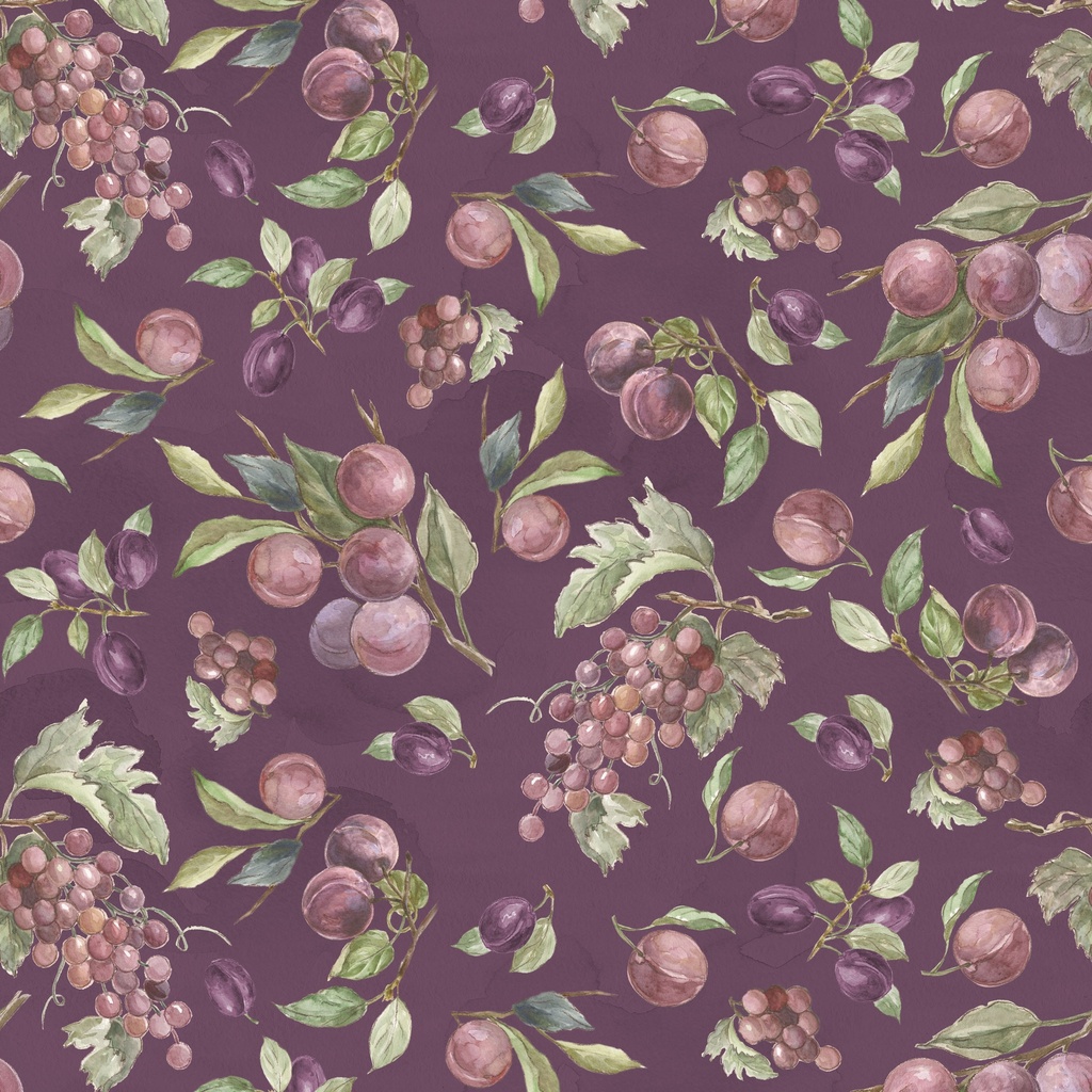 [W205-007-668] W205-007-668 / Purple Fruit - Purple