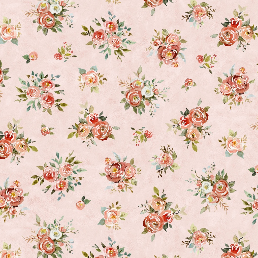 [W105-054-558] W105-054-558 / Bouquets - Pink