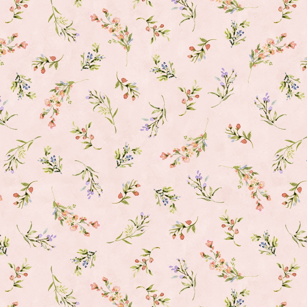[W105-056-558] W105-056-558 / Sprigs - Pink