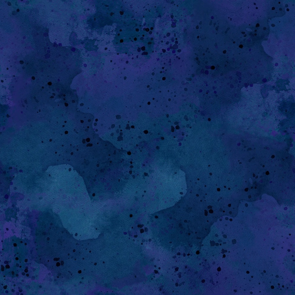 WB-W110-032-779 / Watercolor Texture - Dark Blue
