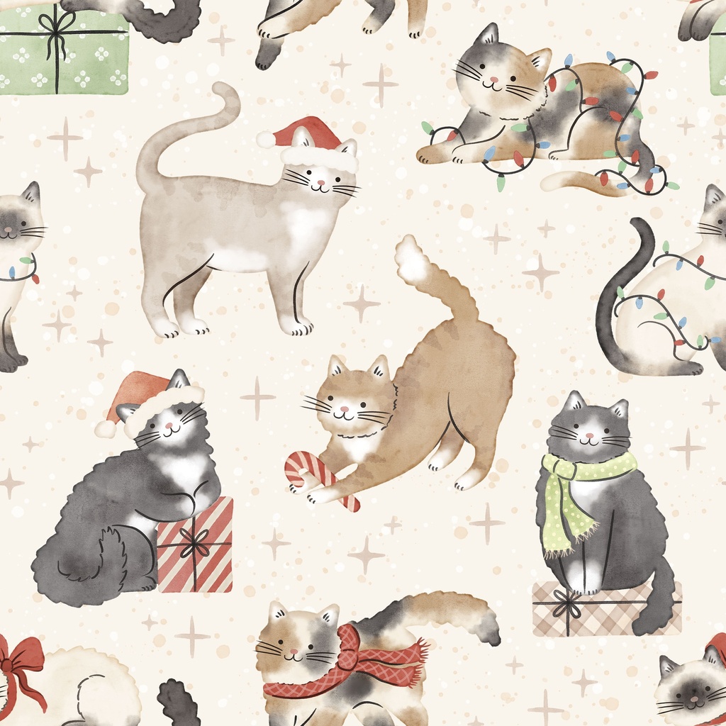 [W185-004-192] W185-004-192 / Cats - Cream