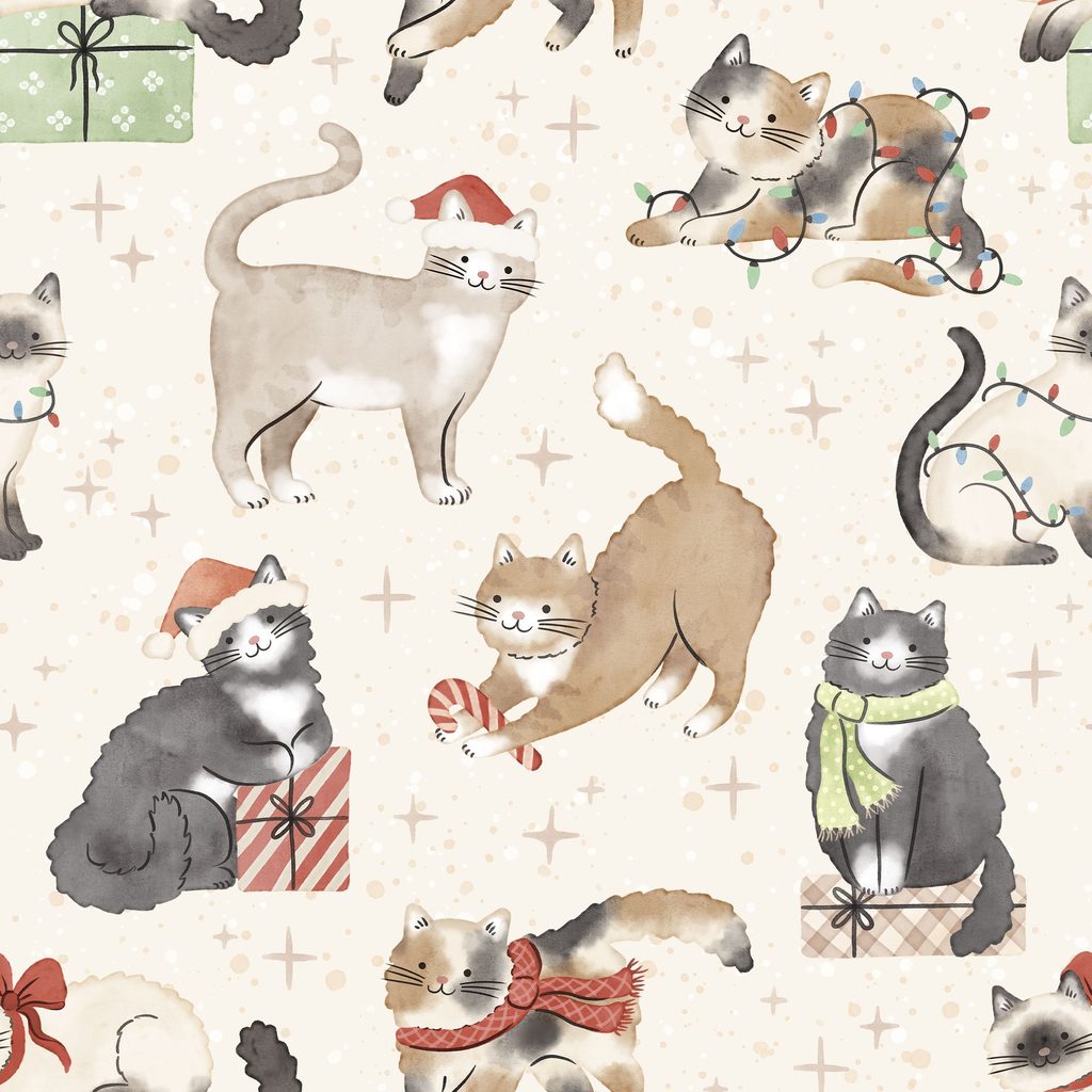 [W185-004-192] W185-004-192 / Cats - Cream