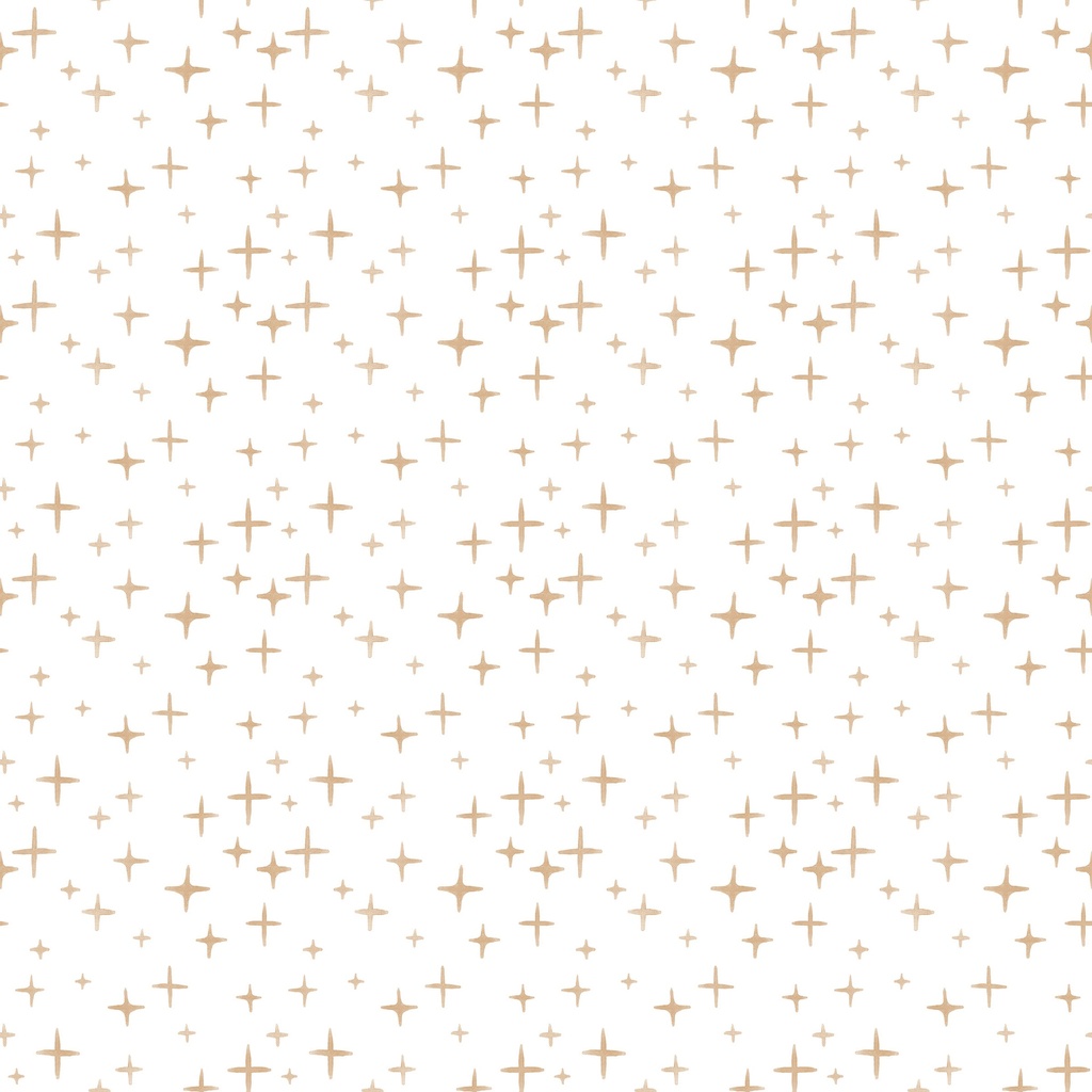[W185-010-123] W185-010-123 / Stars - Lt Cream