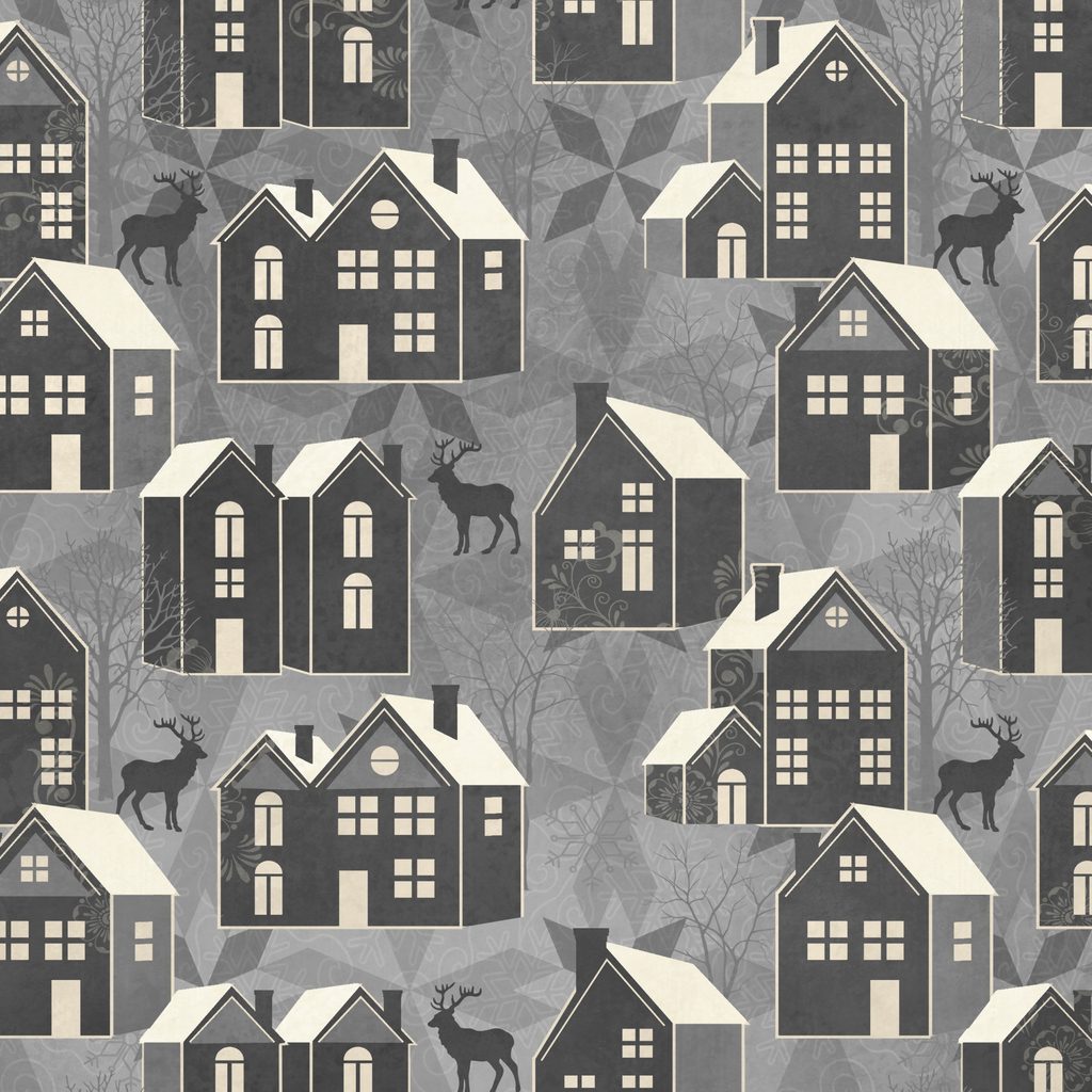 W130-059-919 / There's Snow Place Like Home - Gray