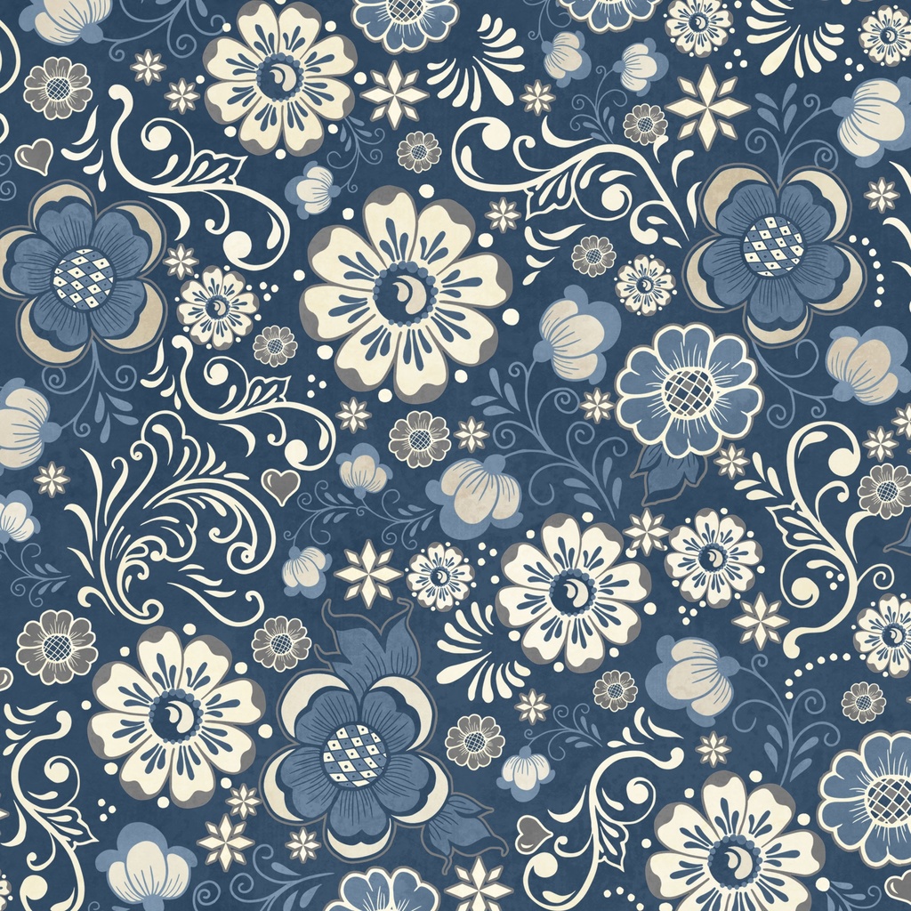 [W130-060-719] W130-060-719 / Beautiful Blizzard - Blue