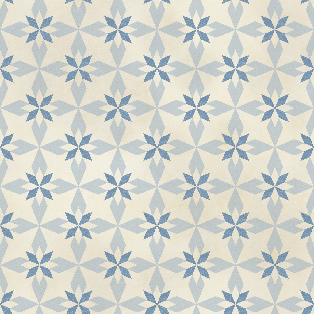 W130-063-171 / Bundle Up - Cream/Blue
