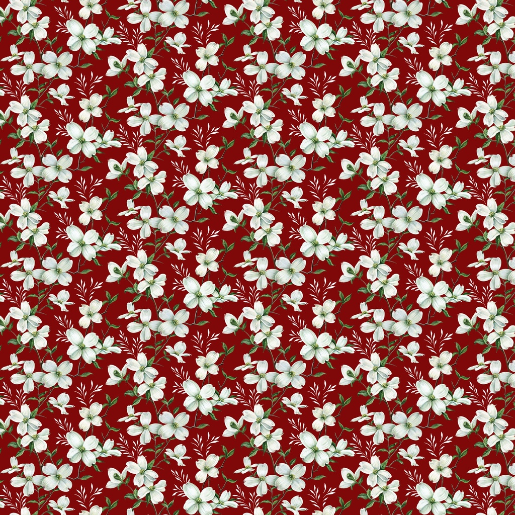[W195-007-518] W195-007-518 / Dogwood - Red