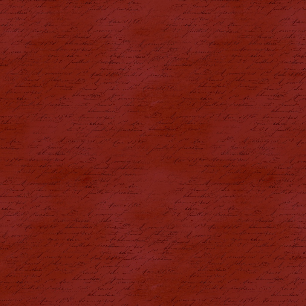 [W195-012-555] W195-012-555 / Script - Red