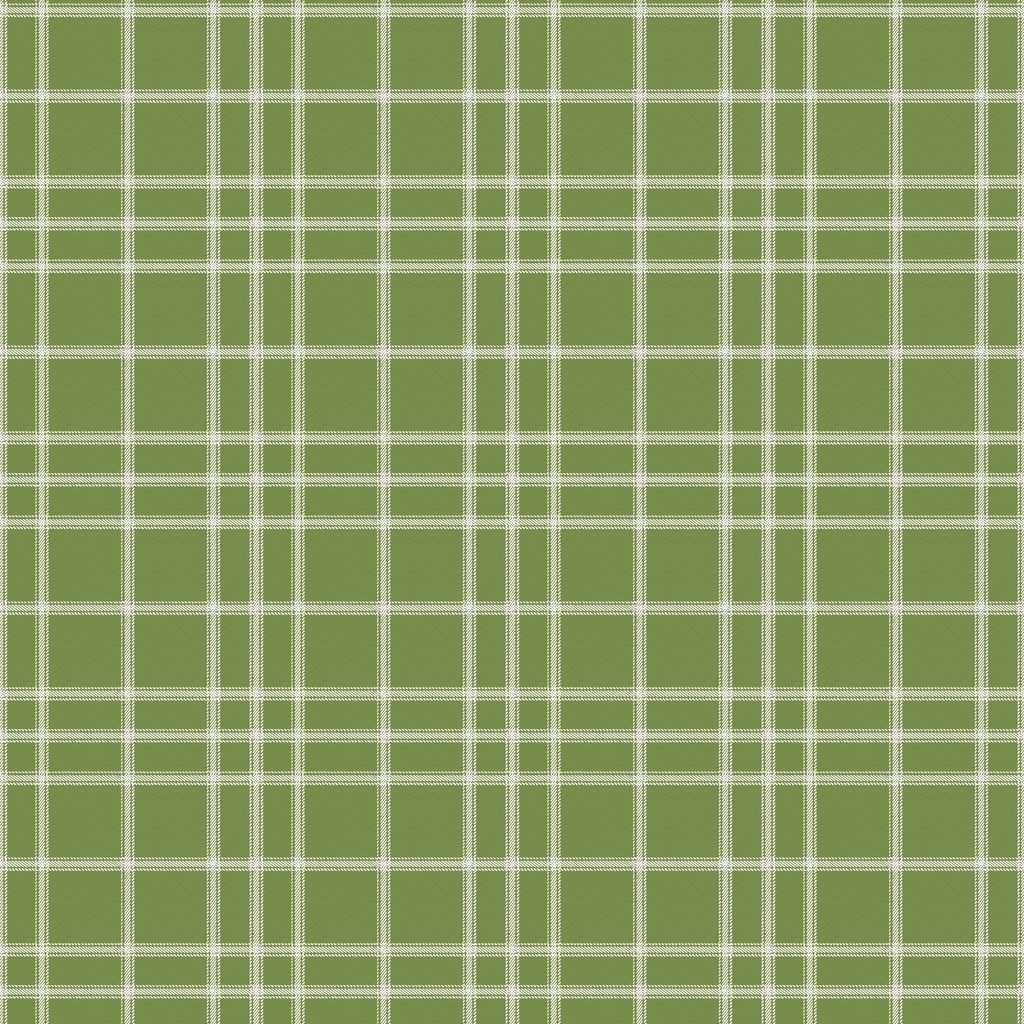 [W100-055-811] W100-055-811 / Plaid - Green
