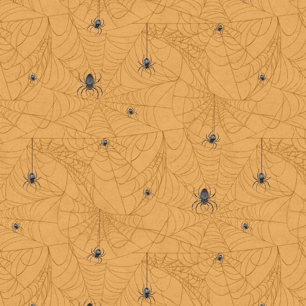 [W100-063-492] W100-063-492 / Spiders - Orange