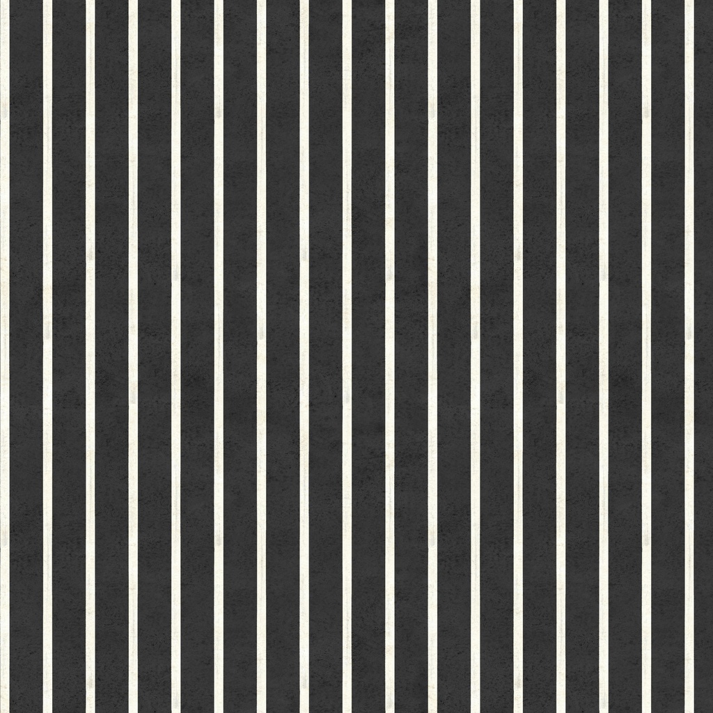 [W100-065-911] W100-065-911 / Stripes - Black/Cream