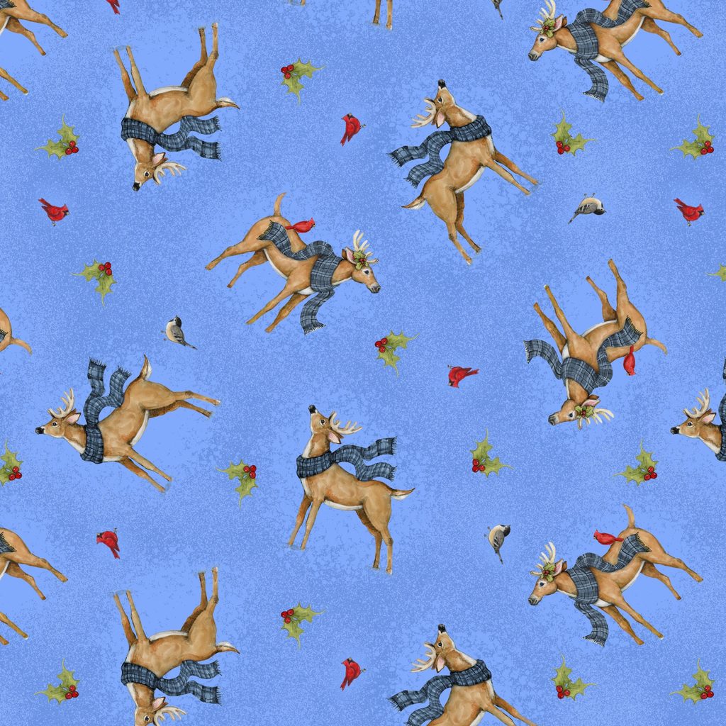 W105-061-702 / Deer - Blue