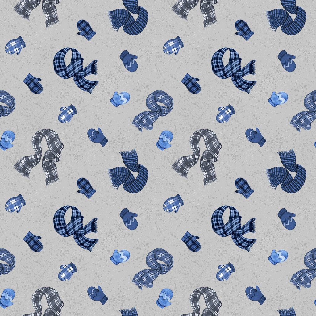 W105-062-977 / Mittens & Scarves - Gray