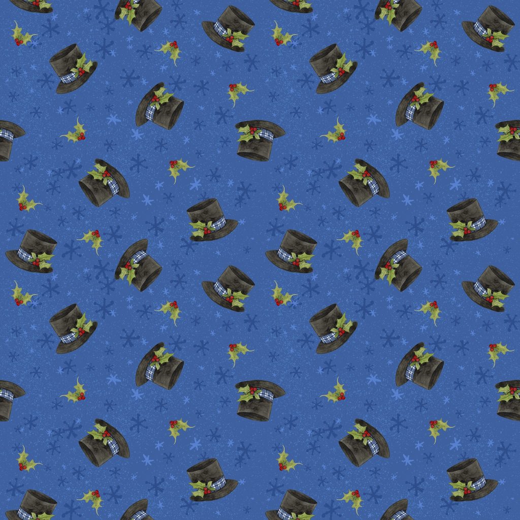 [W105-063-798] W105-063-798 / Top Hats - Dk Blue