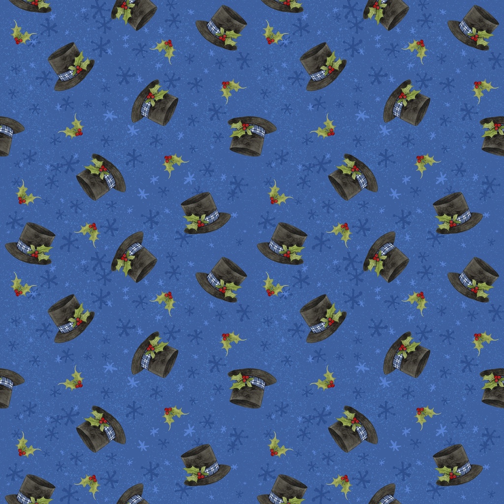 [W105-063-798] W105-063-798 / Top Hats - Dk Blue