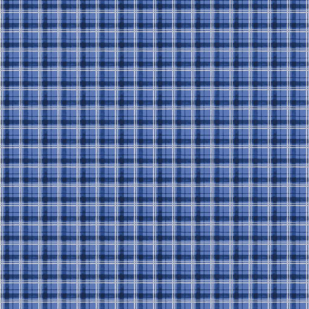 [W105-066-771] W105-066-771 / Plaid - Blue