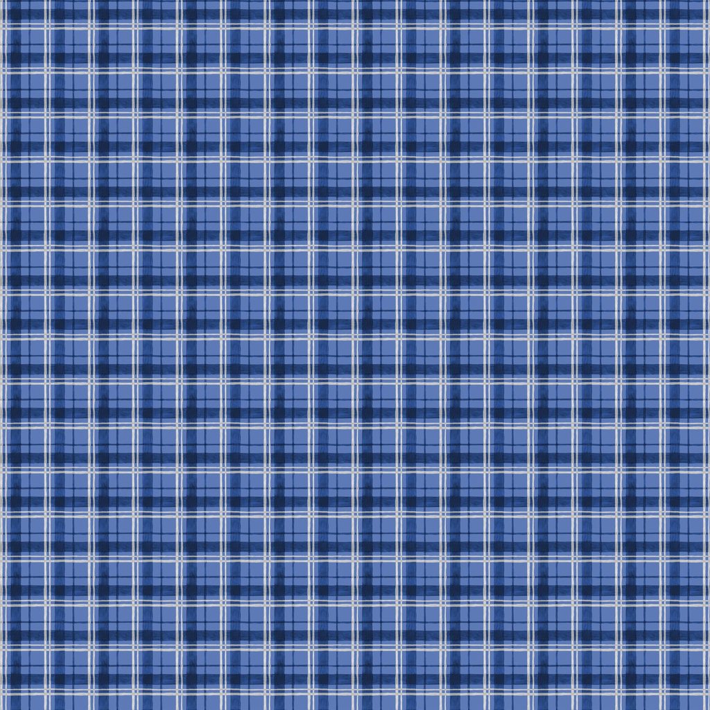 W105-066-771 / Plaid - Blue