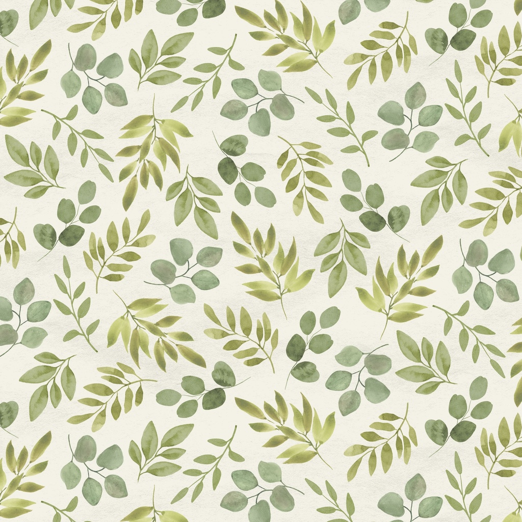 [W200-005-188] W200-005-188 / Leaves - Cream