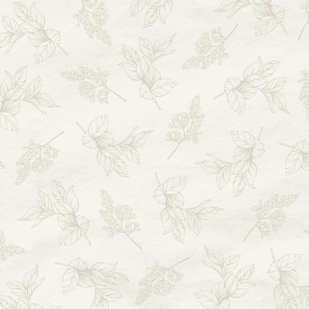[W200-006-112] W200-006-112 / Sprig Toile - Cream